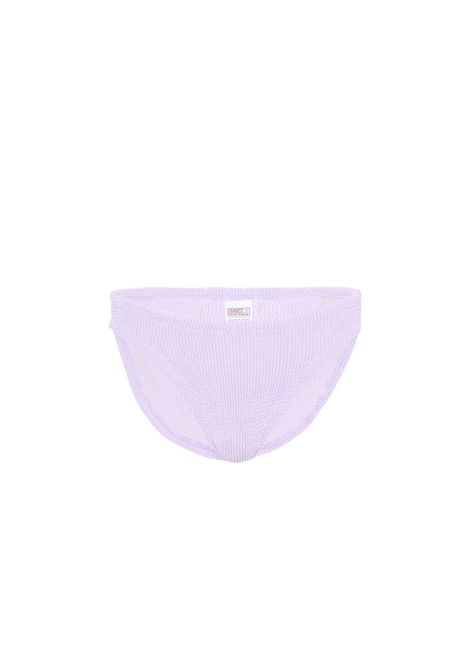 Costume in spugna con fiocco SAINT BARTH | MAD0002 MADAME W02955L CRINKLE LUREX 24 SILVER